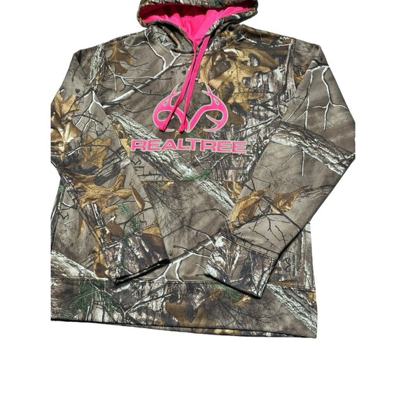 REALTREE Camo & Pink Women’s Size Small Performance Hoodie - Picture 3 of 10